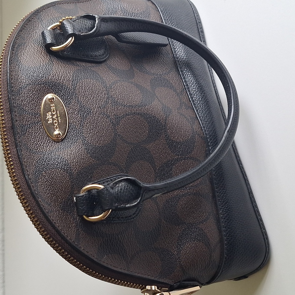 Authentic Coach Mini Cora Satchel